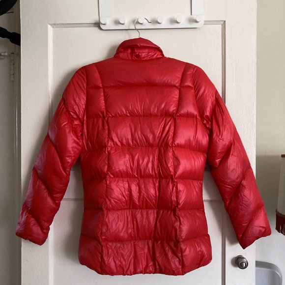 Adidas Down Insulated Lightweight Red Puffy Jacket - Picture 2 of 6